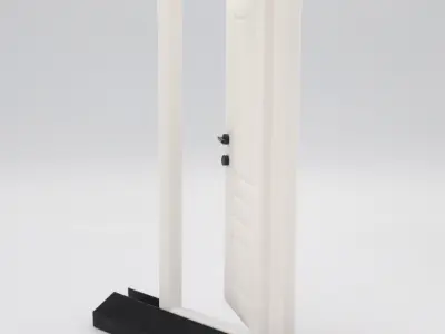 Functional Door style 4  3D print model