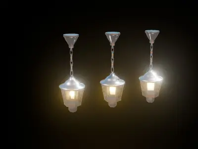 hang light  3d model 3D model
