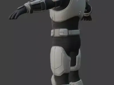 Astronaut Spacesuit 3D Model 3D model