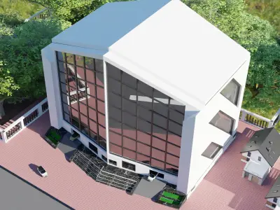 Highrise building 3D model