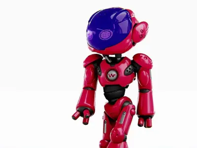 UTILITY BOT LORA  RIGGED 3D model