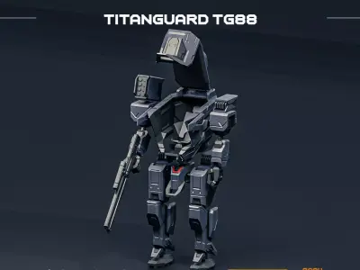 Titanguard Mech 3D print model