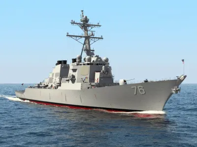  US Warships 3D Models Collection 