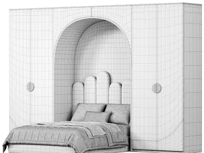 Kids bedroom 06 3D model