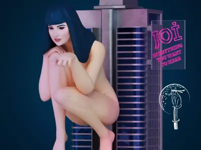 Joi From Blade Runner 2049 Ready For 3D Printing 3D print model