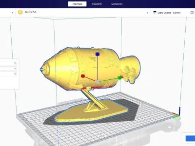 Apollo Command Service Module for print 3D print model