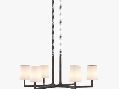 Wright Round Chandelier 36in 3D model