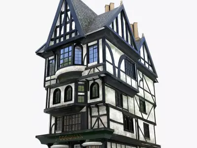 Tudor House Medium 3D model