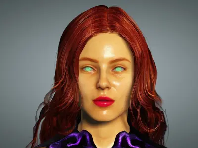 Starfire Low-poly 3D model