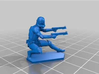 Star Wars Army Men Republic Phase II 3D model