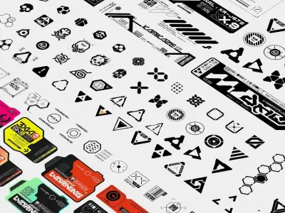 Cyberpunk Decals Vol 6   Texture