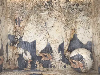 Infinity gold matble 3D model