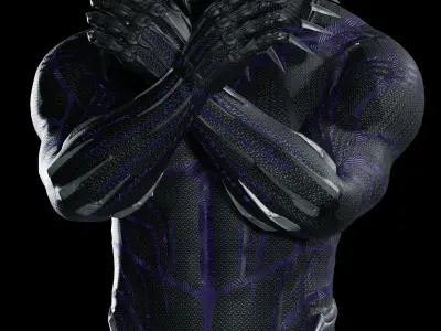 Black Panther - T challa - from Avengers Infinity War 3D Model 3D model