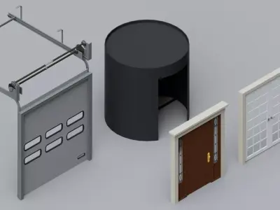 30 Doors and Windows Mega Pack Collection 3D model