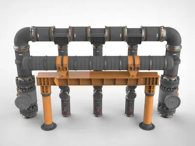 Sci Fi Modular Environment 16 3D model