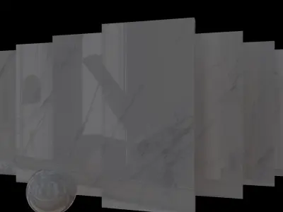 Marble Set Museum Calacatta 4D 80x160 Set 1 Texture