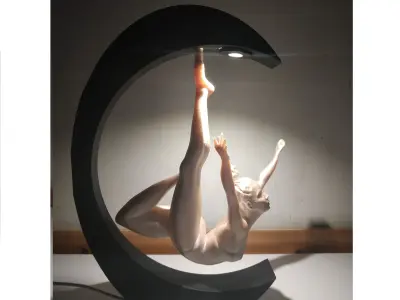 BEDSIDE LAMP - DANCE IN THE LIGHT 3D print model