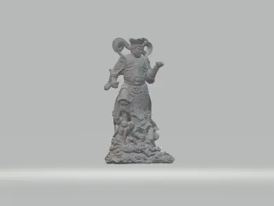 Four Heavenly Kings 3D print model