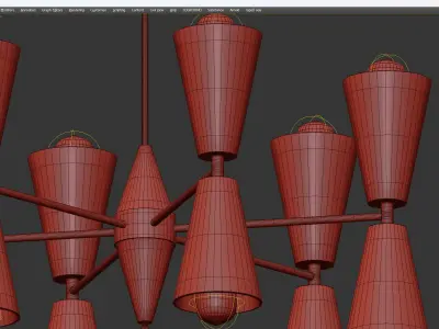 BARBELL Low-poly 3D model purchase