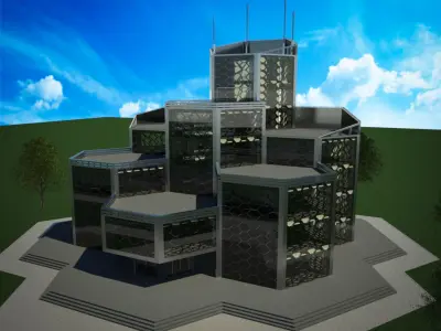 Office building 3D model 519
