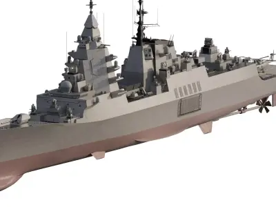 JAPANESE NAVY ADVANCED MULTIROLE DESTROYER 3D model