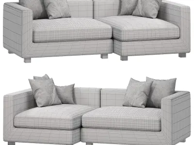 NEBULA LIGHT SOFA by 100mileny 3D model