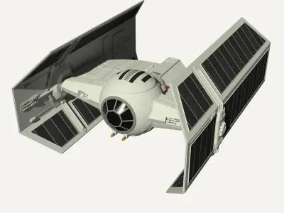 TIE fighters collection 3D model
