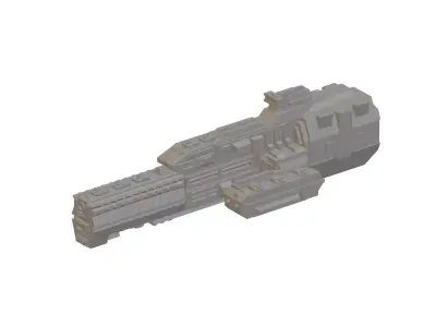 Sol Confederacy Frigate 3D print model