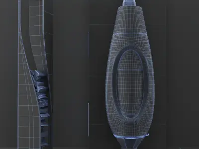 Fire Fireplace invicta 01 3D model