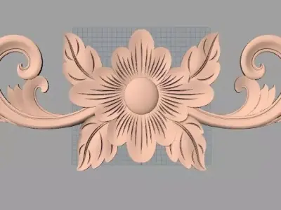 Woodworking CNC Router 3D Relief STL models used for artcam E447 3D model