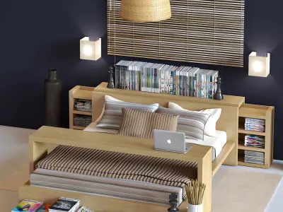 Chambre Malm 3D model