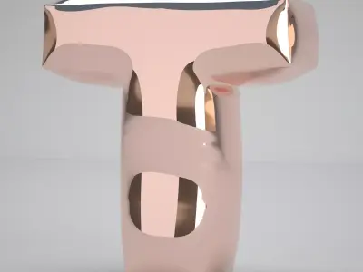 T Balloon Copper 3D model