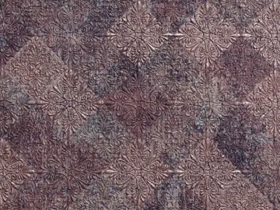 Rose Bronze Mosaic Wallpaper Texture