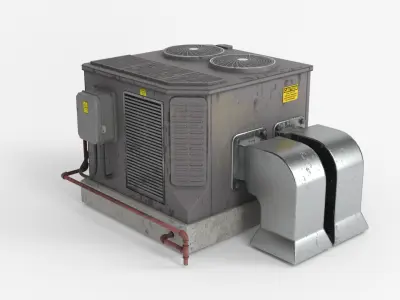 Rooftop Air Conditioner 3D model