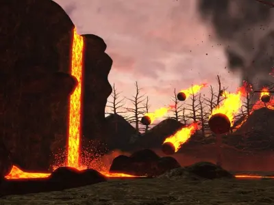 Hot World 3D model