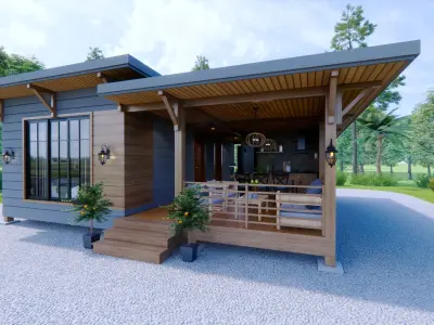 Tiny House Design- Farm House 3D model