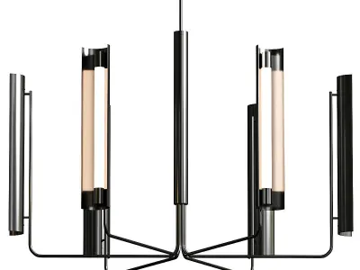 Kelly Wearstler Carson Six Light Pendant Lamp 3D model