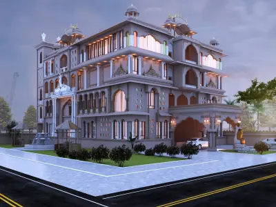 Rajwadi Haritage Hotel  3D model