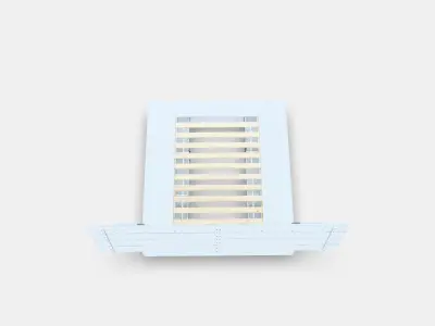 NORDLI Bed frame w storage and headboard 3 Low-poly 3D model