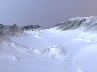 Landscape 28 Low-poly 3D model