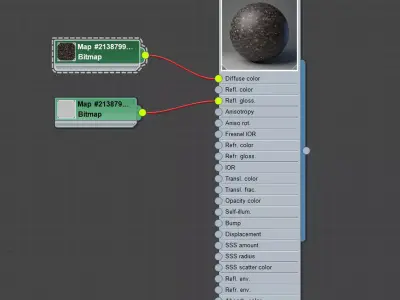 Terrazzo material 0412 seamless color 3 Texture