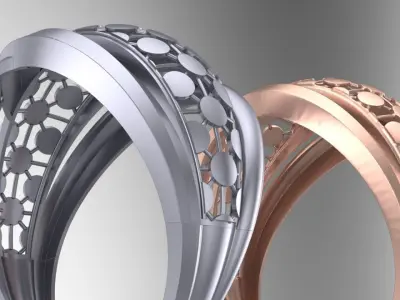 fusion ring 3D print model 10