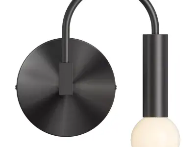 Arch Sconce Low-poly 3D model