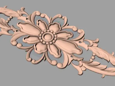 Woodworking CNC Router 3D Relief STL models used for artcam E402 3D model