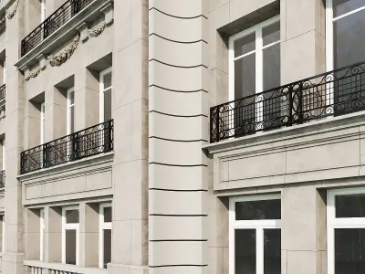 Paris Facade 4 3D model