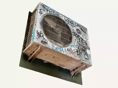 Urban Ventilation Unit Photogrammetry 3D model