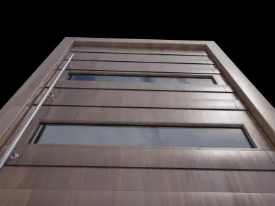 Pivoting door 3D model