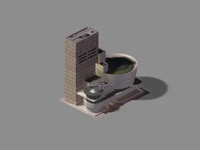 Different dimension - building 11 3D model