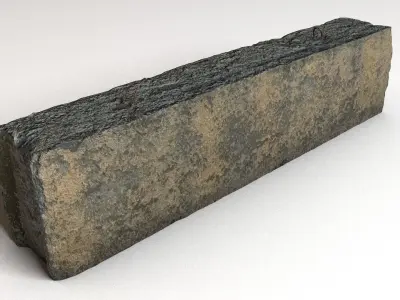 Old concrete blocks 3D model