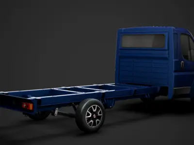 Fiat Ducato Chassis Truck Single Cab 4035XL WB 2020 3D model